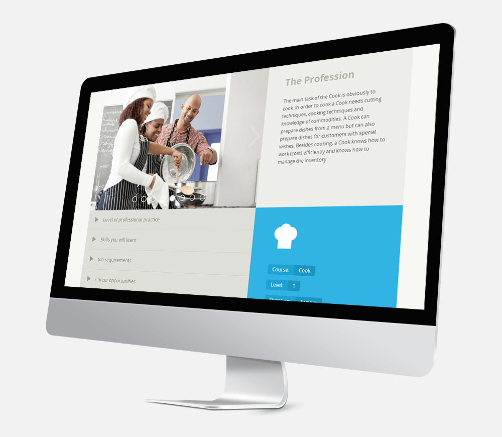 NIPA's Website seen on a desktop